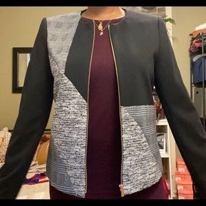 Calvin Klein Zip Up Embroidered Jacket